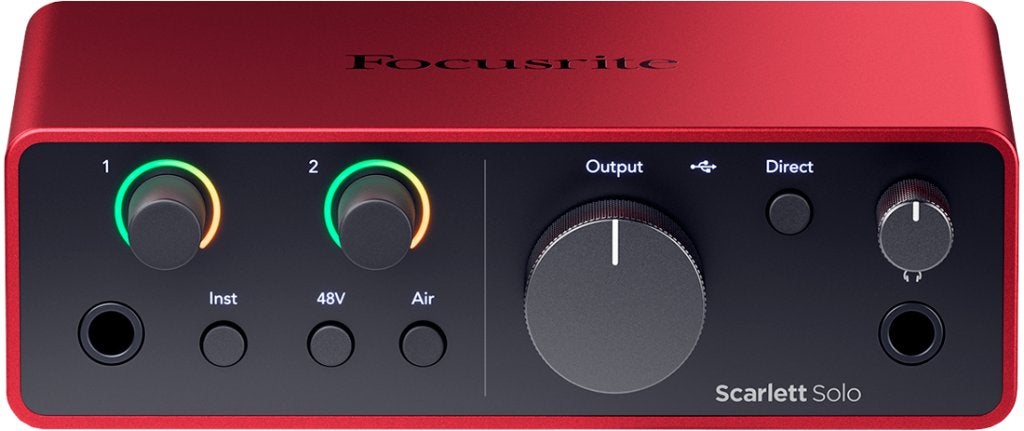Focusrite Scarlett Solo 4th gen audio interface, Extern, ., Nieuw, Ophalen of Verzenden