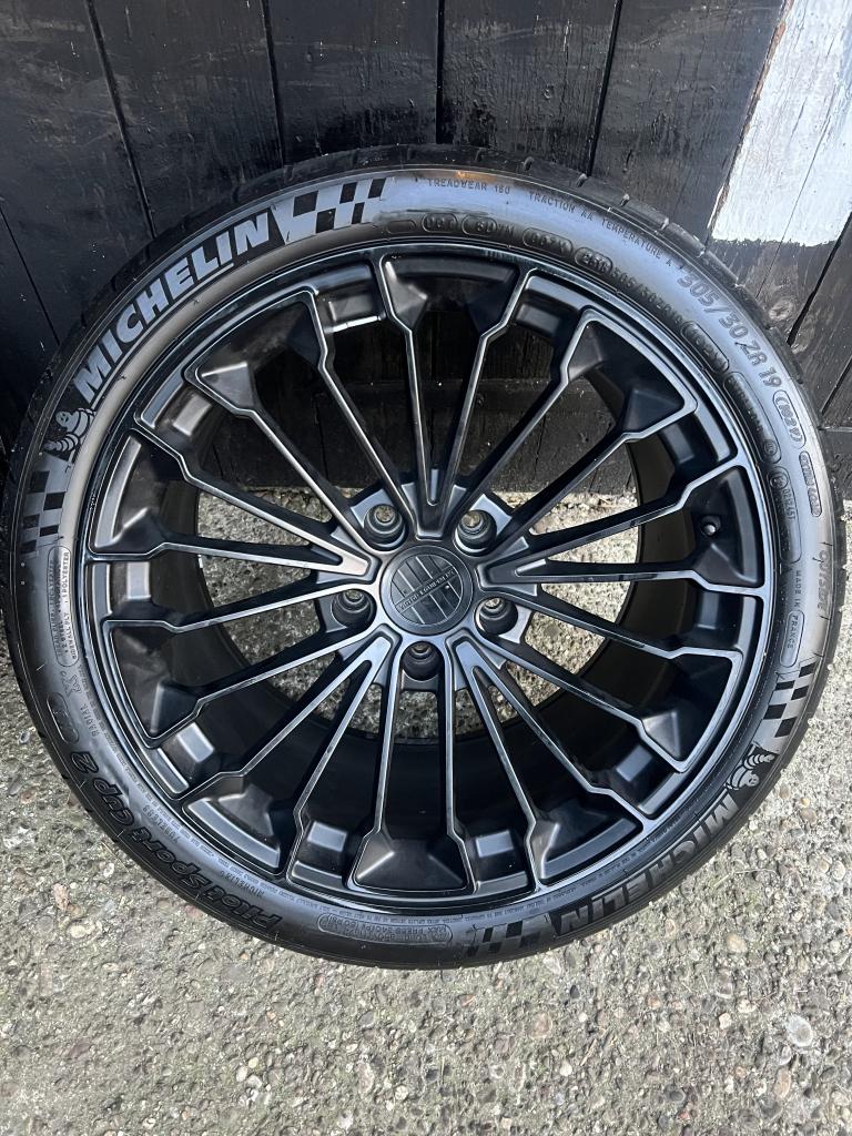 Porsche 911 991 992 velgen 5x130 19” pilot sport cup 2 zomer, Gebruikt, Banden en Velgen, Niet ingevuld, 305 mm