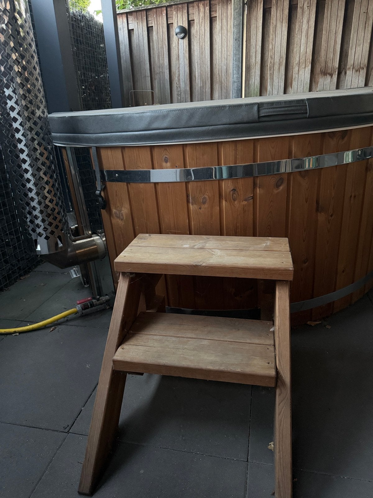 Hottub 6 personen, leder vinyl geisoleerde cover