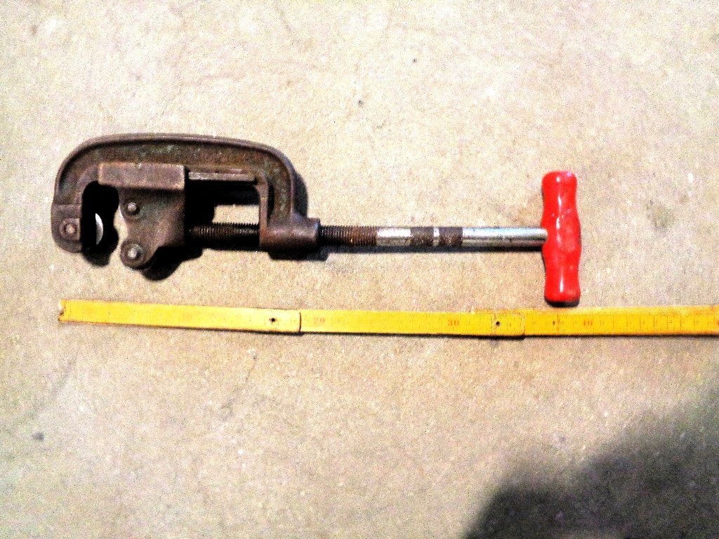 Gereedschap Grote Pijpendoorsnijijzer, Ophalen of Verzenden, Zo goed als nieuw, Zaag