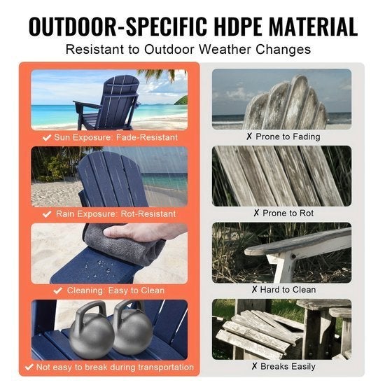 Tuinstoel – Adirondack Stoel – Tuinstoel – Loungestoel, Corvance B.V., Verzenden, Nieuw, Corvancebol@gmail.com