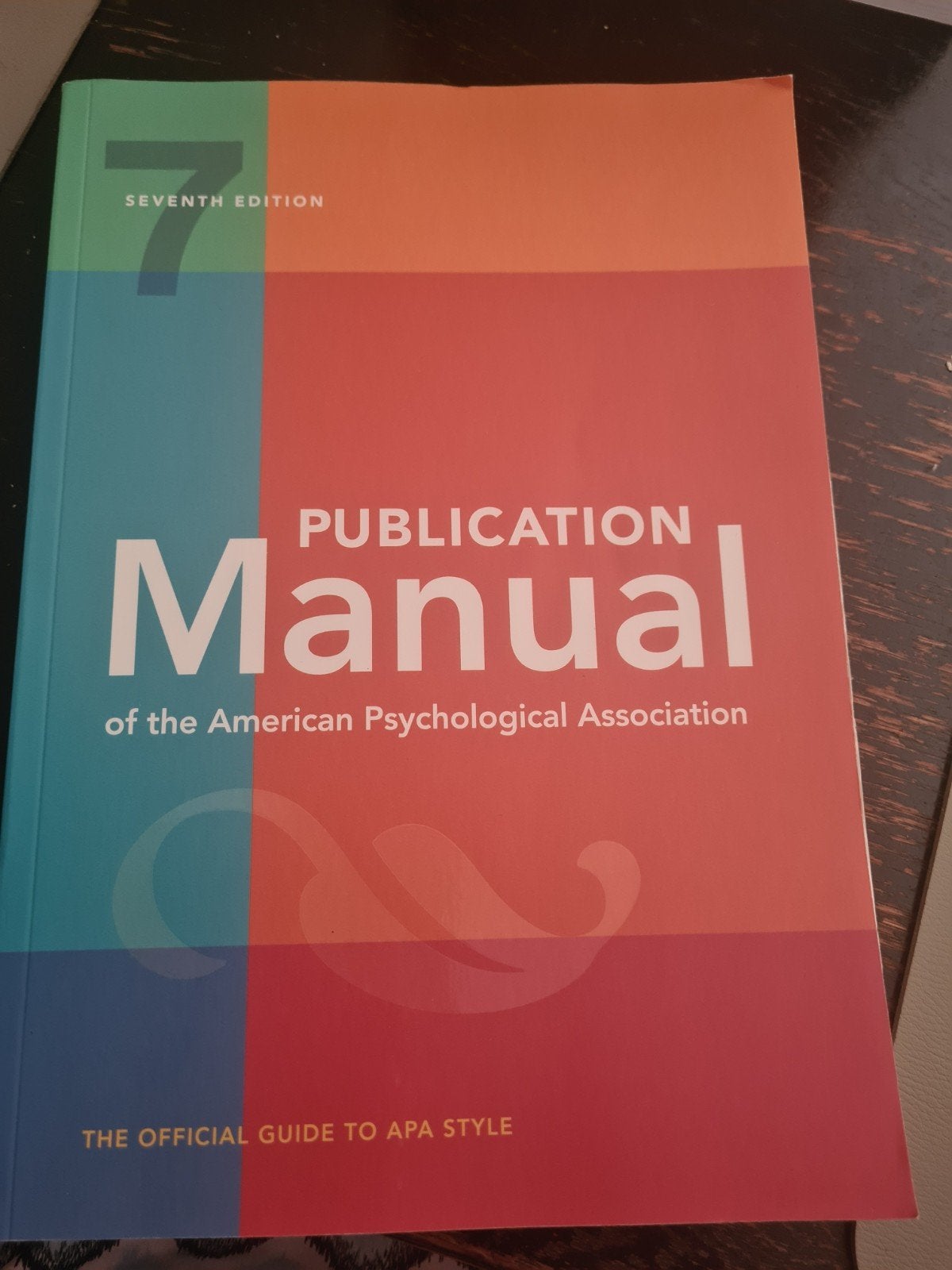 Publication Manual of the American Psychological Association, Verzenden, American Psychological Association, Gamma, WO