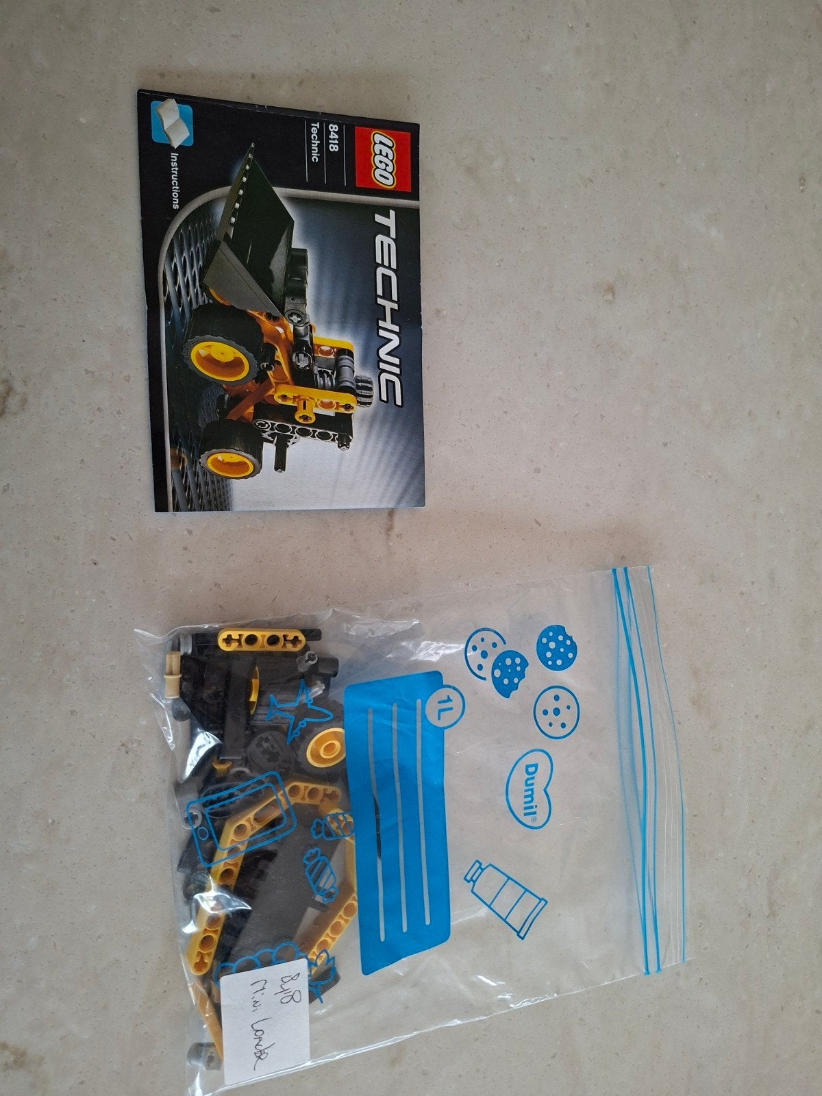 Lego Technic 8418 Mini Loader, Lego, Compleet, Ophalen of Verzenden, Zo goed als nieuw