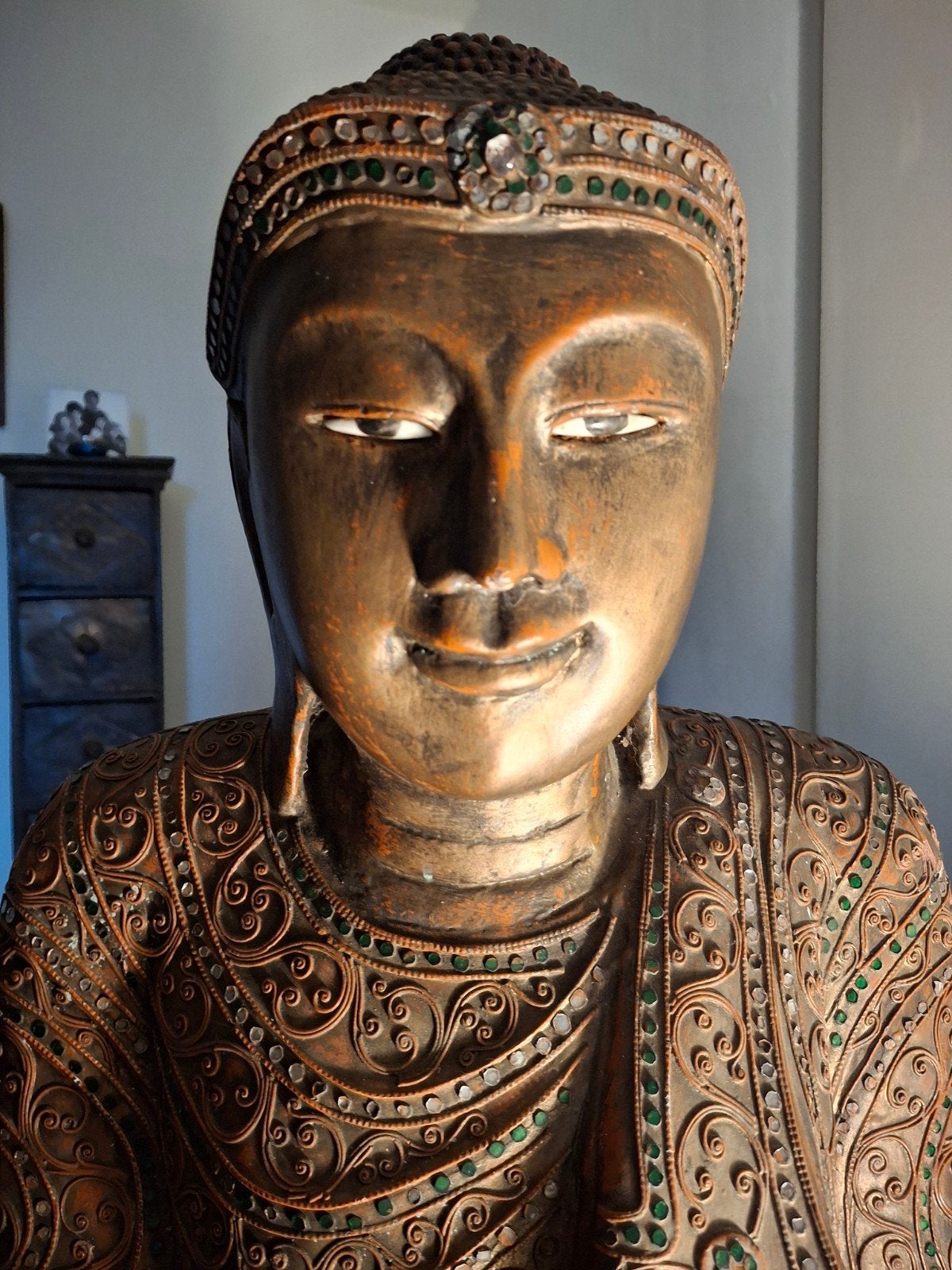 Boeddha handgebaar( Mudra) 150 cm hoog, Ophalen