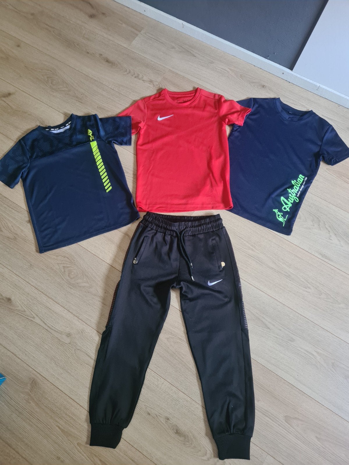 Nike Dri-Fit en H&M, Zemaan kledingpakket 122/128, Kinderen en Baby's, Kinderkleding | Maat 122, Broek, Gebruikt, Ophalen of Verzenden
