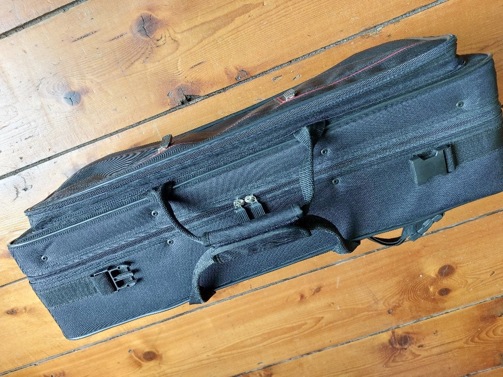 Lichtgewicht koffer voor altsaxofoon - rugzakkoffer, Ophalen of Verzenden, Zo goed als nieuw, Saxofoon, Flightcase