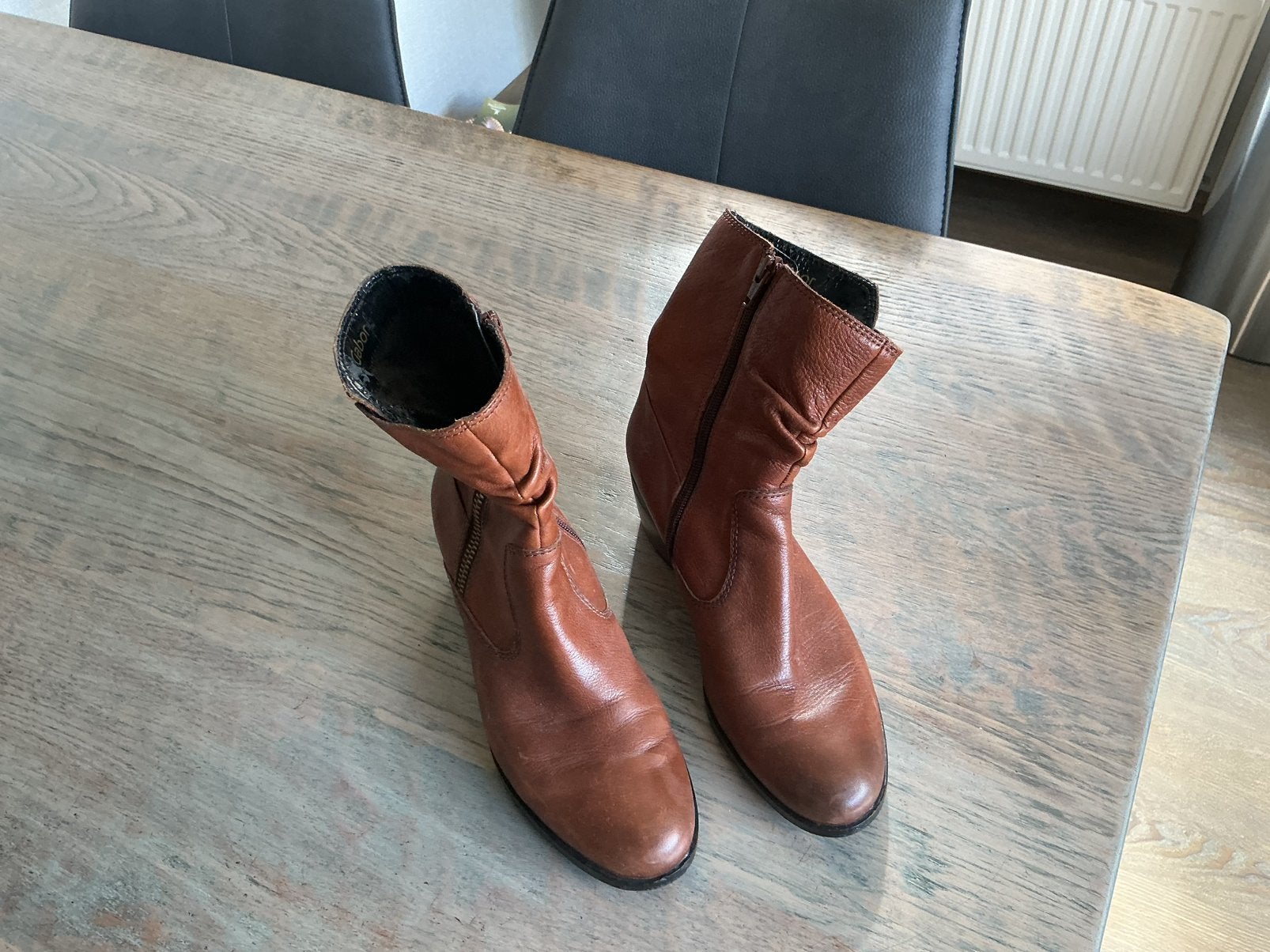 Gabor kort laarsje, Ophalen of Verzenden, Zo goed als nieuw, Bruin