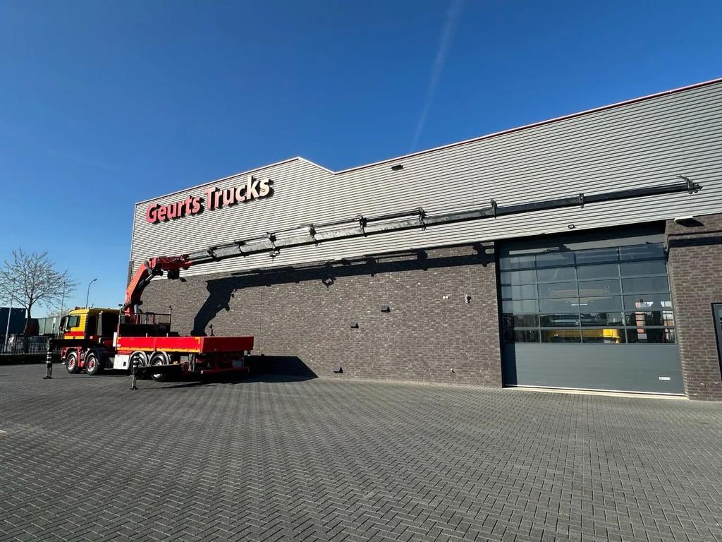 MAN 35.480 8X4H-6 BL MET PALFINGER PK92002-SH H KRAAN / KRAN, Euro 5, Achterwielaandrijving, MAN, Geel