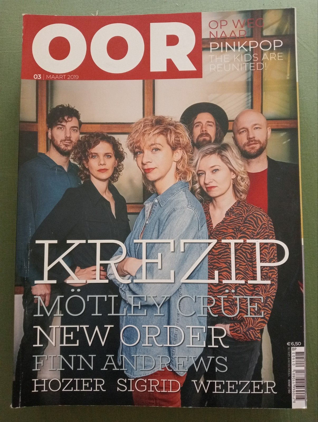 OOR Magazine - Maart 2019 - Krezip, Pinkpop, Mötley Crüe, Boeken, Ophalen of Verzenden, Zo goed als nieuw, Muziek, Film of Tv
