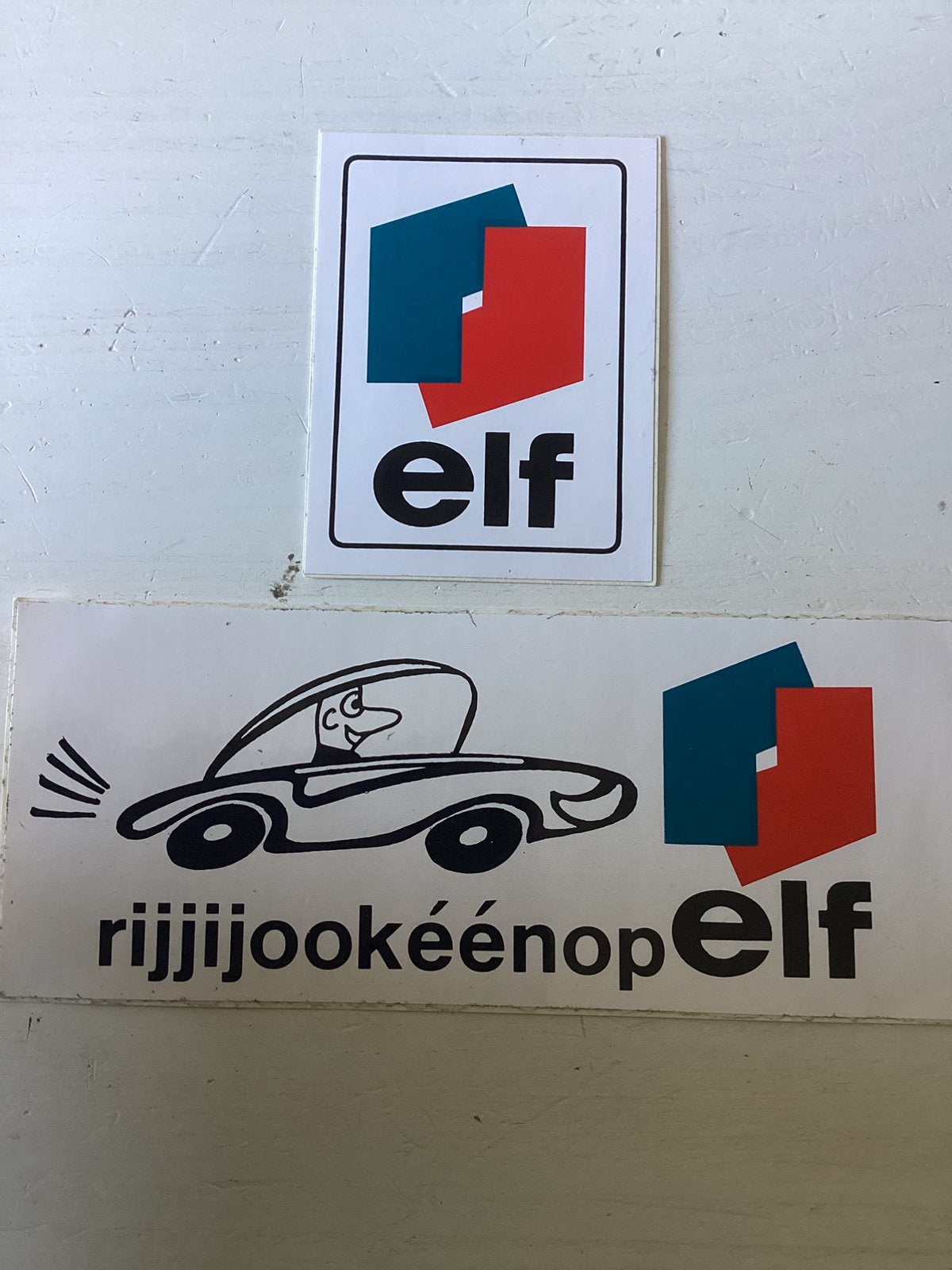 2 stickers Elf, Verzamelen, Verzenden, Zo goed als nieuw