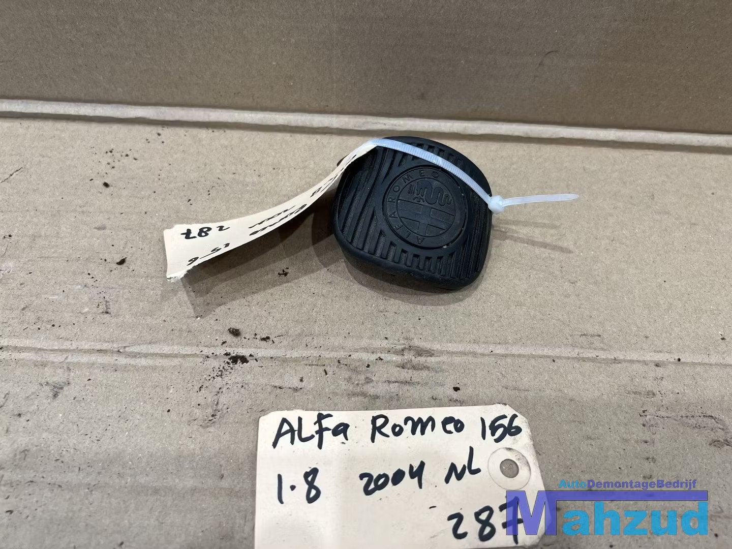 ALFA ROMEO 156 Rempedaal rubber 1997-2005, Auto-onderdelen, Gebruikt, Dpofca@stellantis.com, Stellantis Europe S.p.A., Ophalen of Verzenden