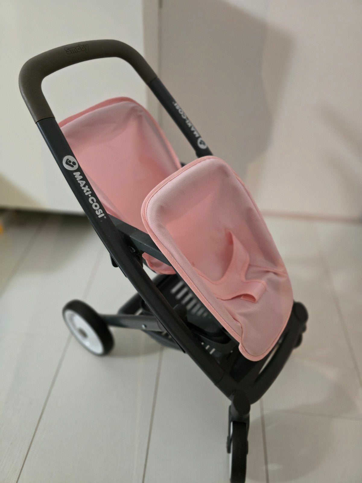 Smoby maxicosi duo speelgoed buggy, Ophalen of Verzenden, Zo goed als nieuw, Babypop