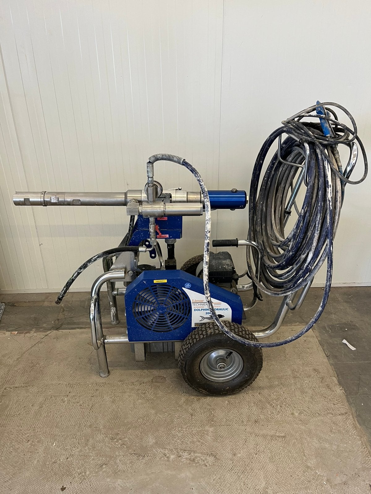 Limar techniek Dolphin Hydraulic 2000 verfspuitmachine, Doe-het-zelf en Verbouw, Schildersmaterialen, Ophalen, Gebruikt, ., Limar techniek