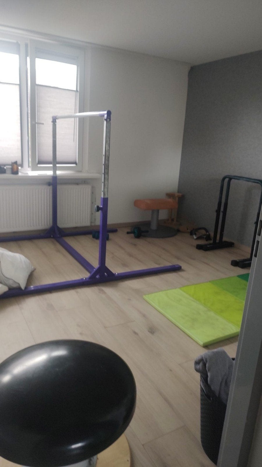 Verstelbare turnrek met mat, Maat 36 t/m 42, Ophalen, Gebruikt, Materiaal