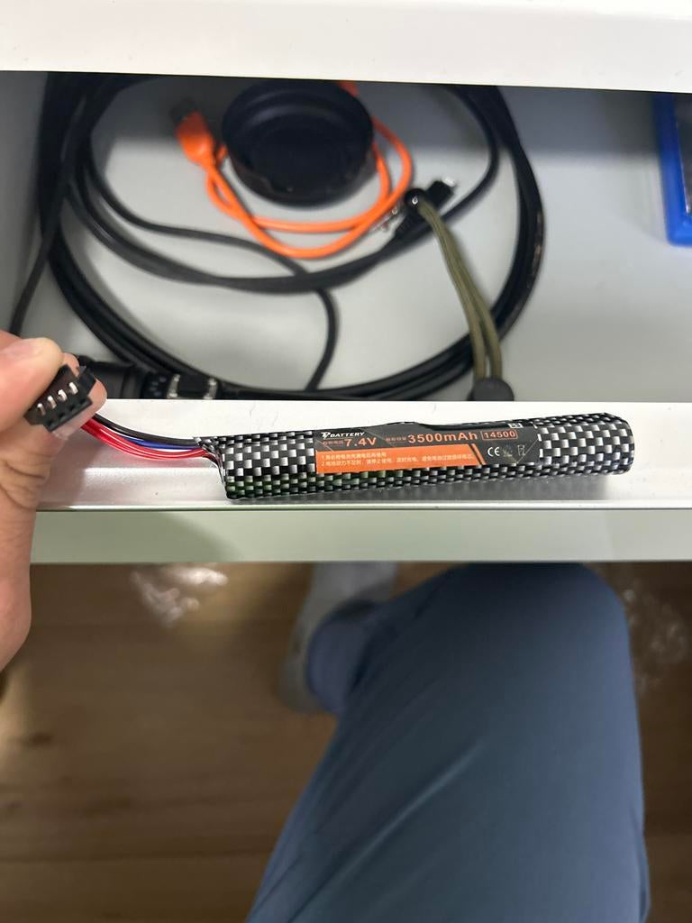 P Battery 7.4V 3500mAh 14500 LiPo Batterij, Ophalen, Gebruikt