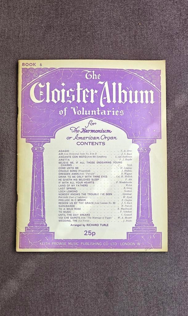 The Cloister Album of Voluntaries - book 6l, Orgel, Gebruikt, Klassiek, Ophalen of Verzenden