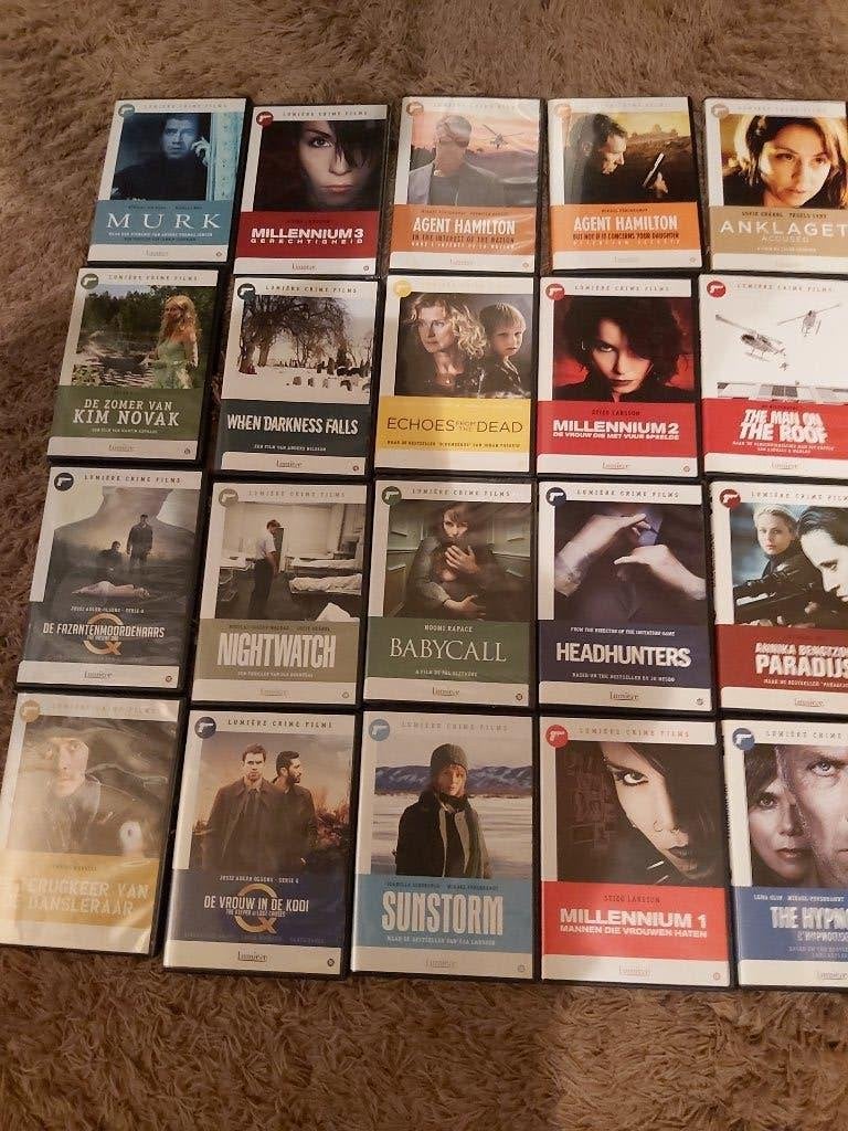 scandinavische  crime films 28 x, Nederlands, Ophalen of Verzenden, Zo goed als nieuw, Drama