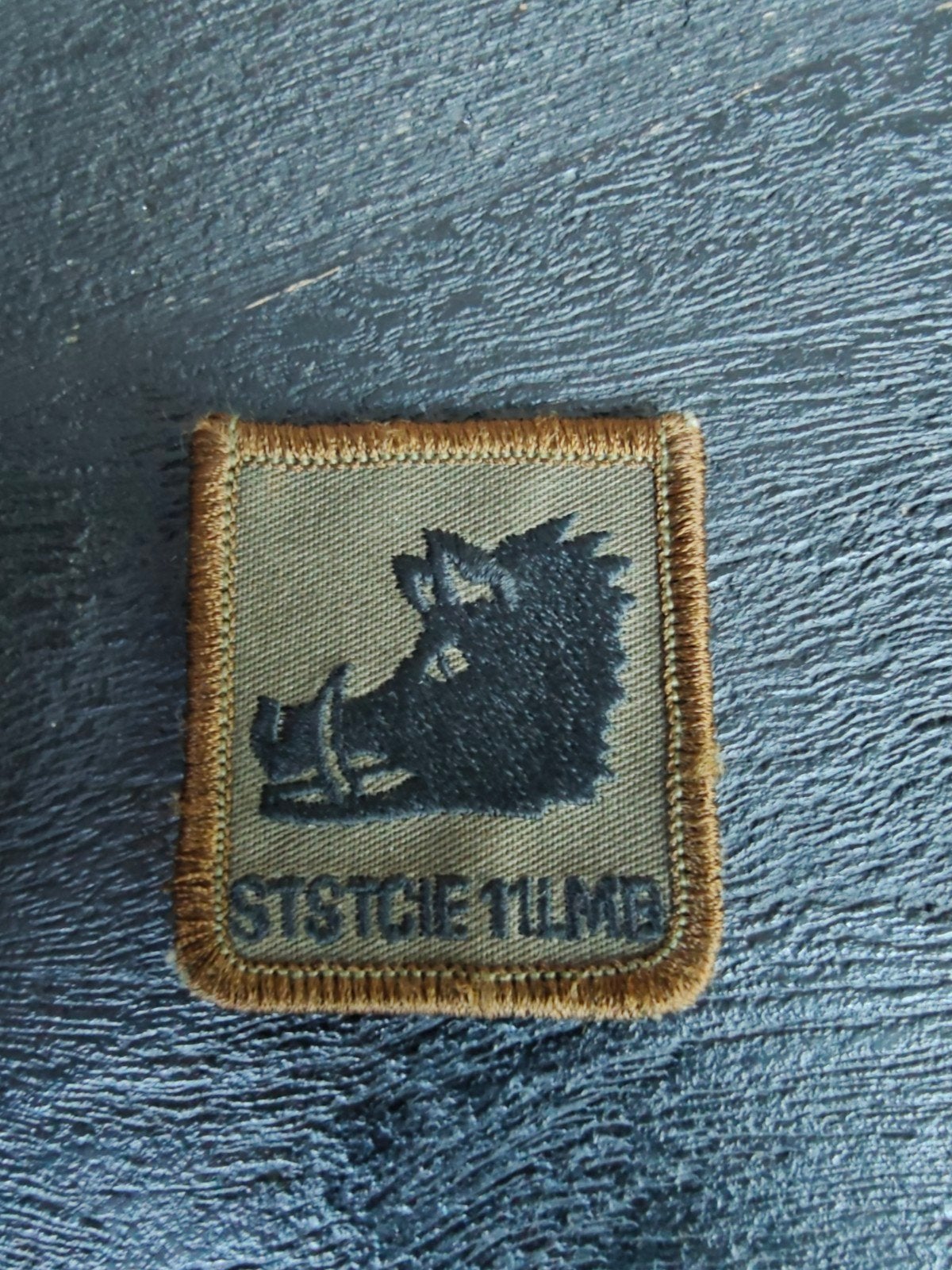 borstembleem van de Staf- en stafcompagnie (Ststcie) van de, Ophalen of Verzenden, Landmacht, Nederland, Embleem of Badge