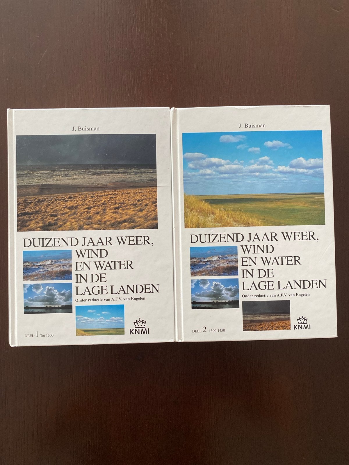 DUIZEND JAAR WEER, WIND EN WATER IN DE LAGE LANDEN (2 delen), Ophalen of Verzenden, 15e en 16e eeuw, Zo goed als nieuw