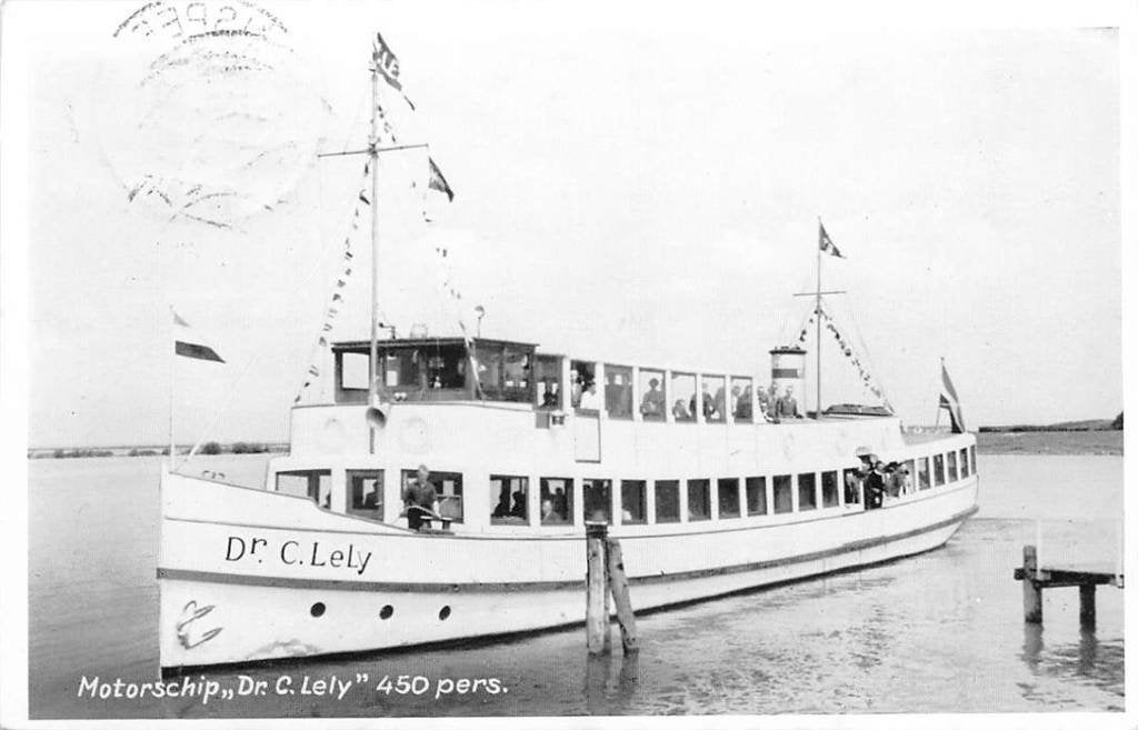 381-151-009 Harderwijk Motorschip  Dr. C. Lely, Verzenden, Voor 1920, Gelderland