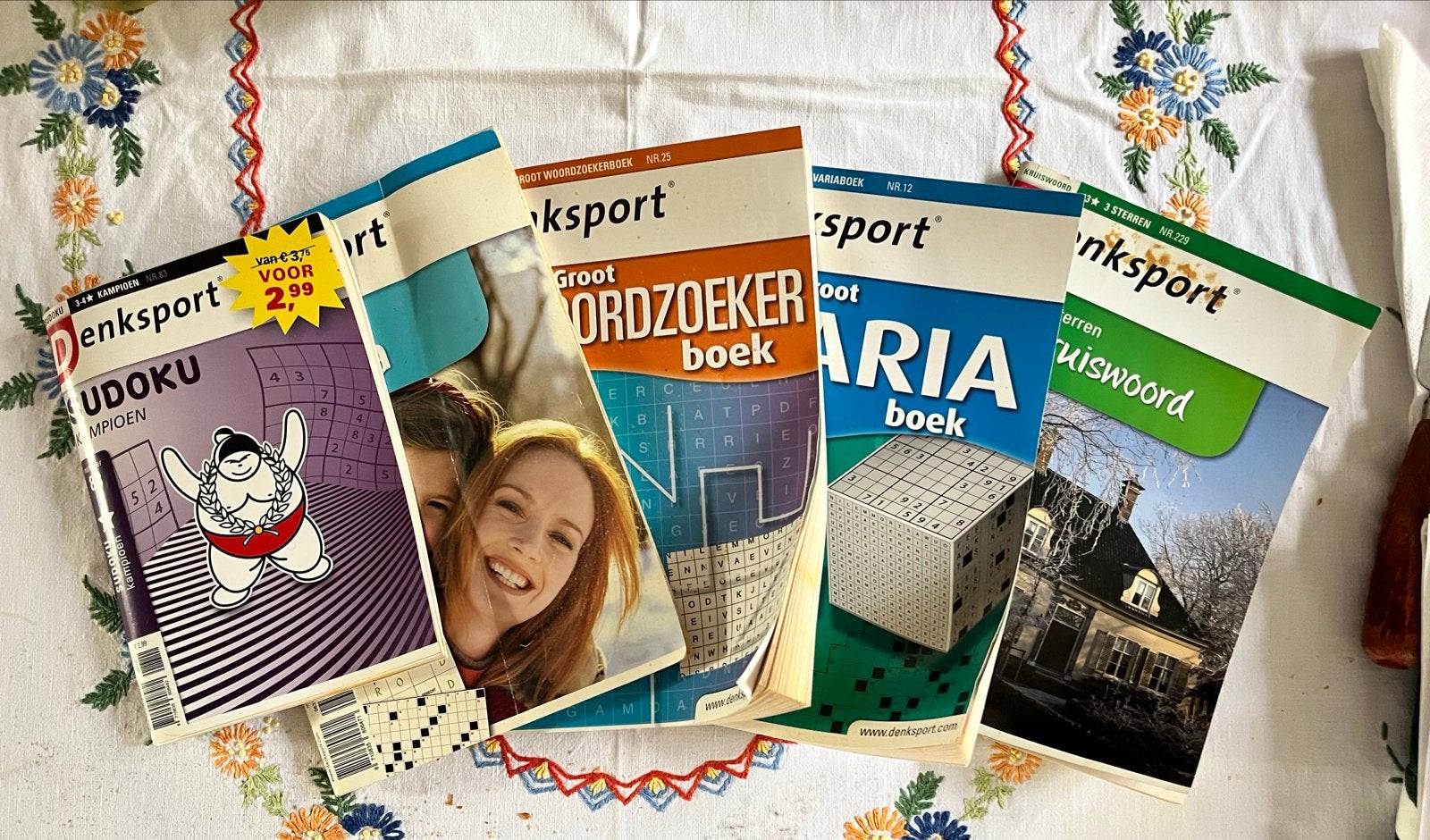 Diverse Denksport Puzzelboeken - Sudoku, Woordzoeker, Varia, Ophalen of Verzenden, Minder dan 500 stukjes, Gebruikt, Puzzelboek