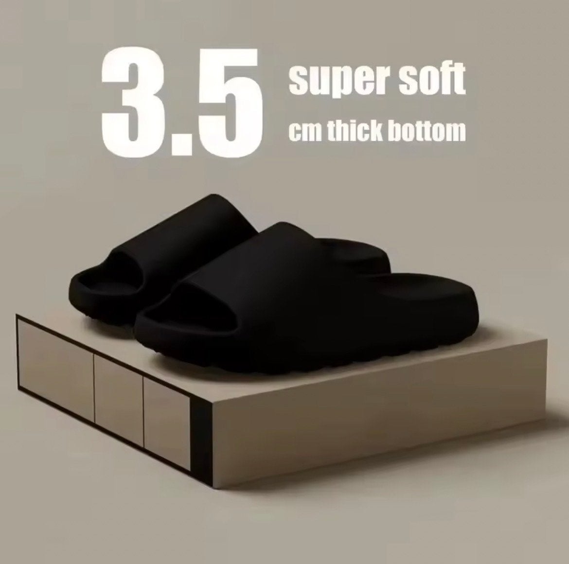Superzachte Antislip Slippers - Diverse Maten, Ophalen of Verzenden, Nieuw, Zwart, Slippers