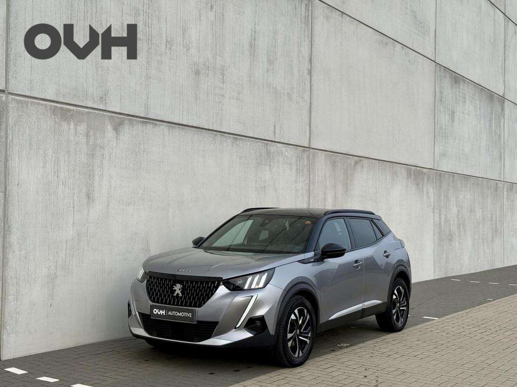 Peugeot 2008 1.2 GT line | virtual | keyless | cam | CarPlay, Gebruikt, 1199 cc, Leder en Stof, Bedrijf
