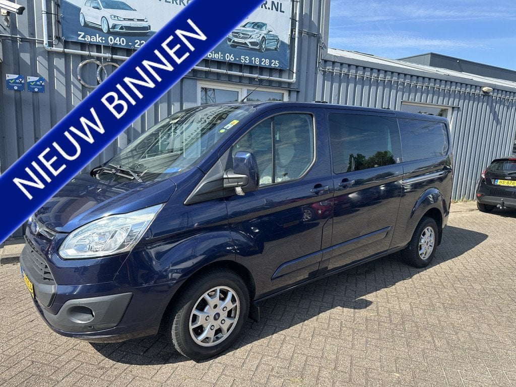 Ford Transit Custom 330 2.2 TDCI L2H1 Limited DC (bj 2013), Auto's, Bestelauto's, Bedrijf, Te koop, ABS, Achteruitrijcamera, Airbags
