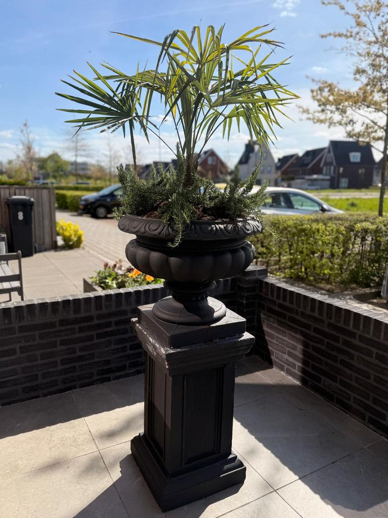 Betonnen zuilen en vazen in verschillende maten en kleuren, Tuin en Terras, Tuinvazen, Ophalen, Nieuw