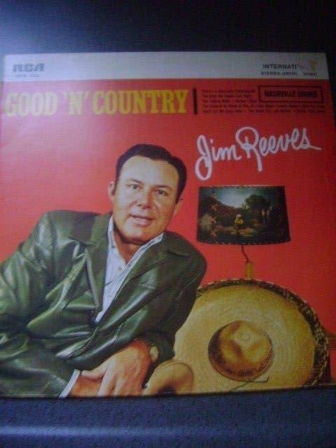lp jim reeves--good 'n ' country, Ophalen of Verzenden, Gebruikt, 12 inch