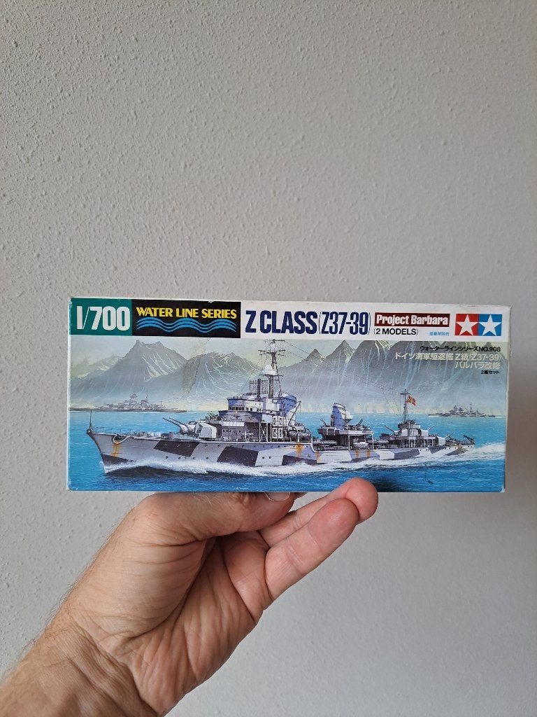 Tamiya German Destroyer Z Class Z37-39 Bouwdoos - 1:700, Ophalen of Verzenden, Nieuw, 1:200 of kleiner