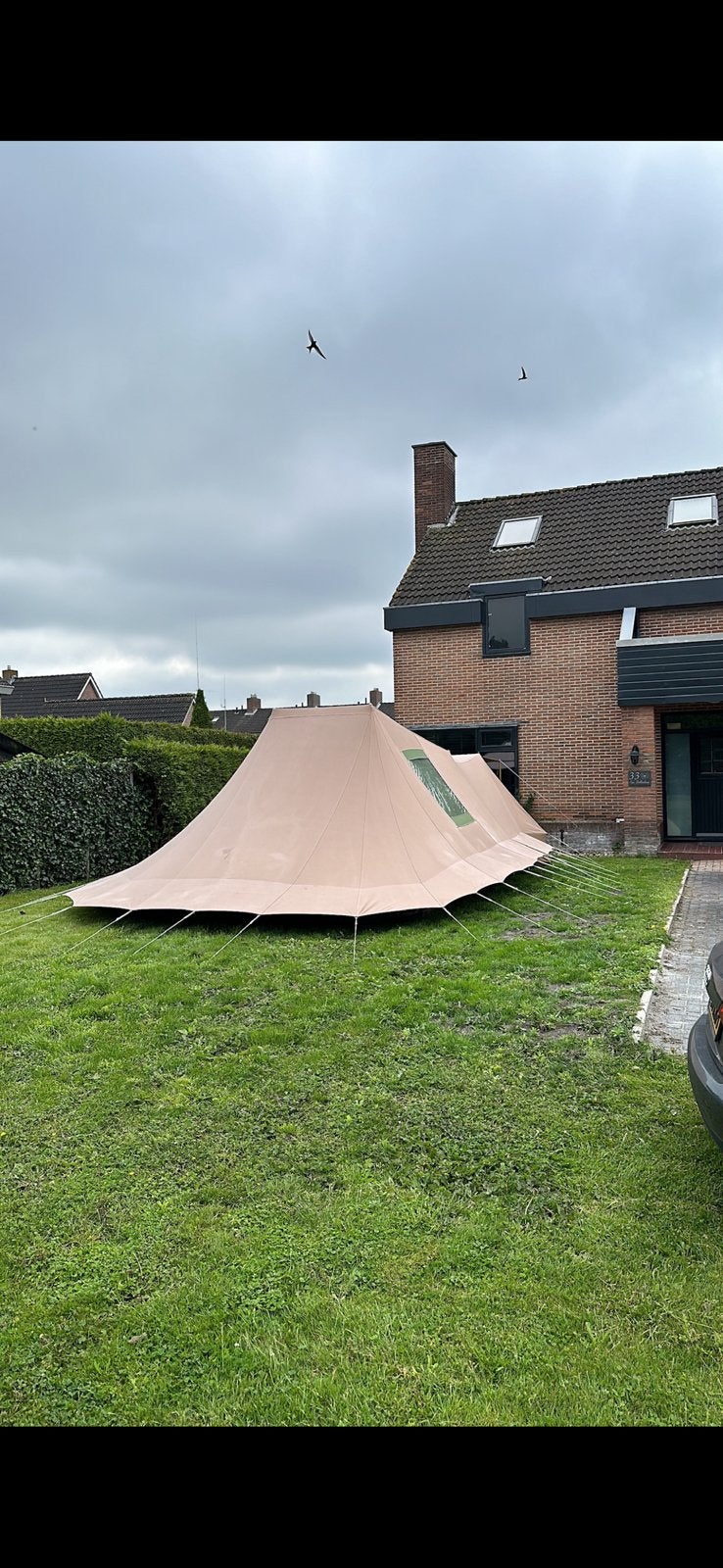 Prachtige grote tent, Ophalen, Zo goed als nieuw