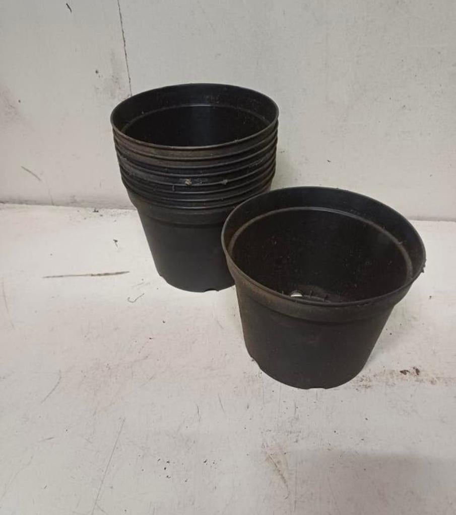 Kweekpotten plantenpotten bloempotten 2 liter, Kunststof, Gebruikt, Rond, Ophalen of Verzenden
