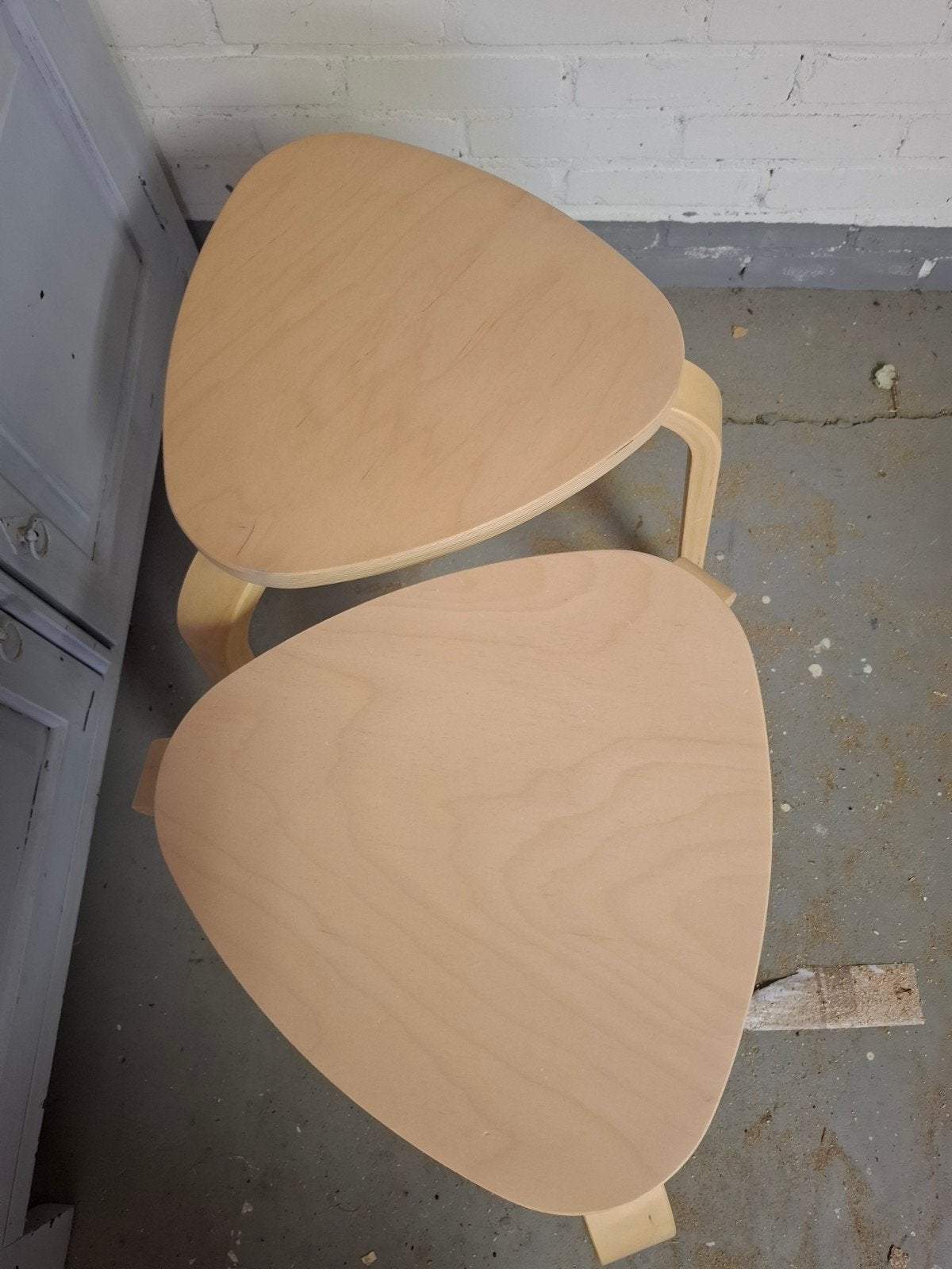 2 ikea krukjes KYRRE, Huis en Inrichting, Krukjes, Ophalen, Zo goed als nieuw, Hout