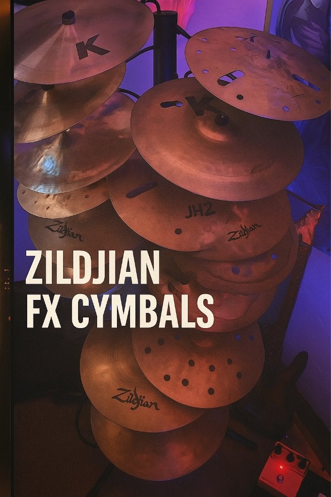 Zildjian China, Swish & FX Collection, Gebruikt, USA, Drums of Percussie, Ophalen of Verzenden