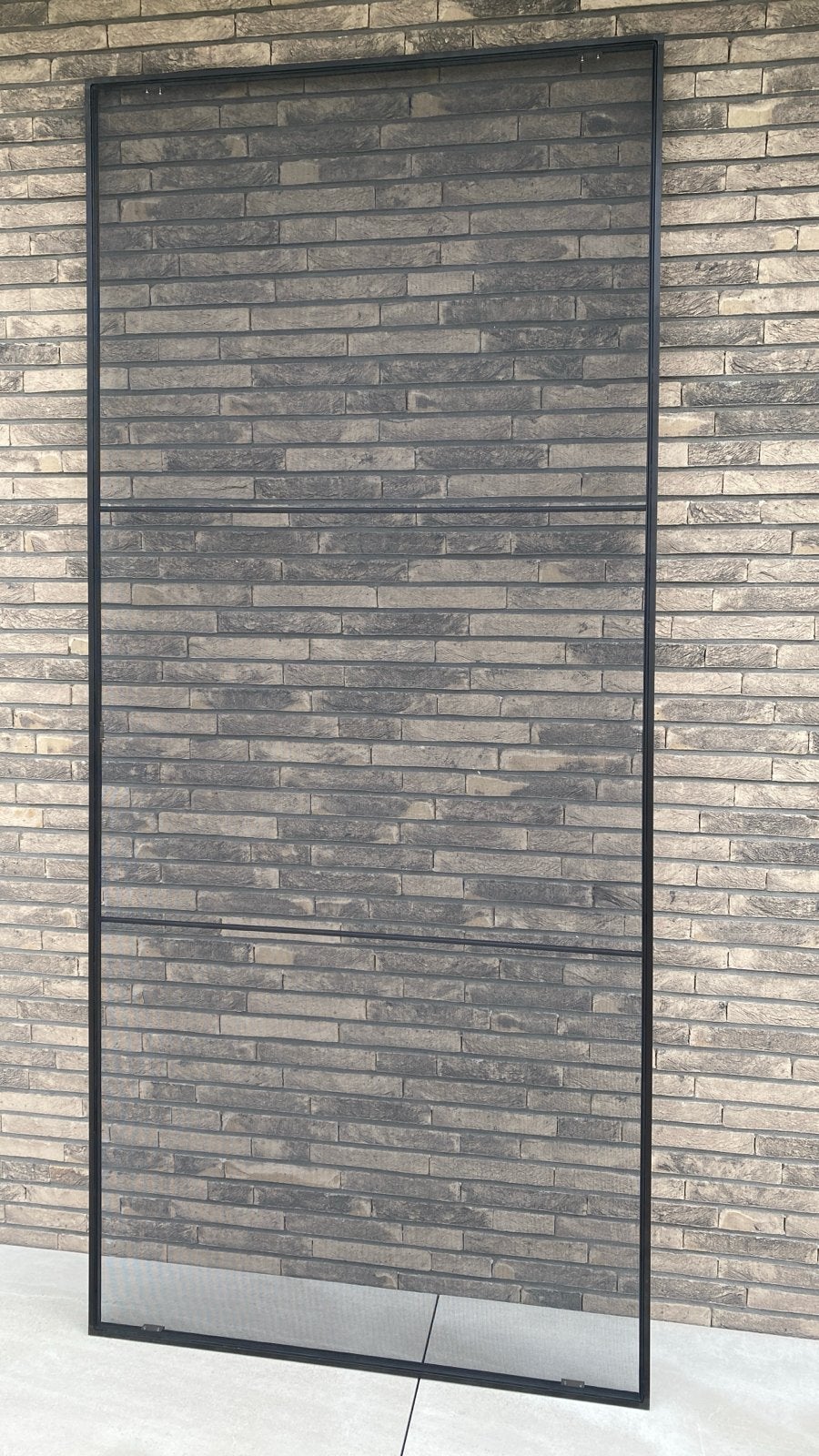 Nieuwe zwarte hordeur, 215 cm of meer hoog, Ophalen, 80 tot 100 cm, 215 cm of meer, Hordeur