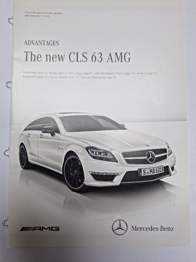 Mercedes CLS 63 AMG Shooting Brake 07/20212 C218 advantages, Nieuw, Mercedes-Benz, Mercedes, Ophalen of Verzenden