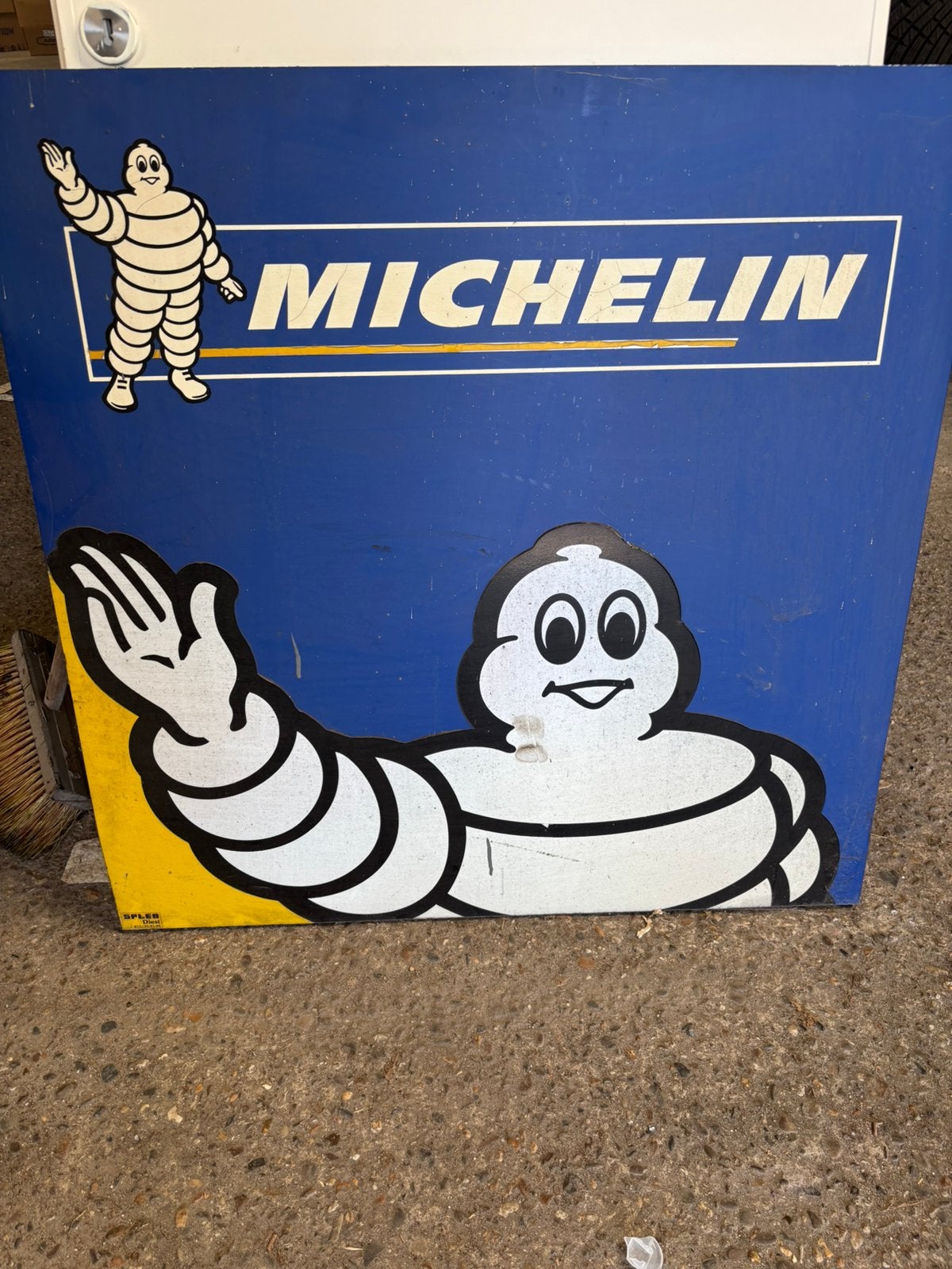 Michelin reclamebord jaren 80, Ophalen, Zo goed als nieuw, Reclamebord