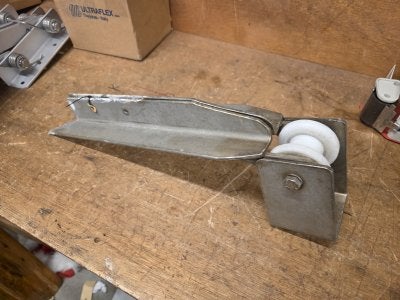 Ankerrol rvs lang