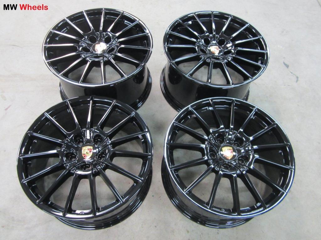 Originele Porsche Panamera GTS 20 inch velgen hg zwart, Gebruikt, Velg(en), -, -