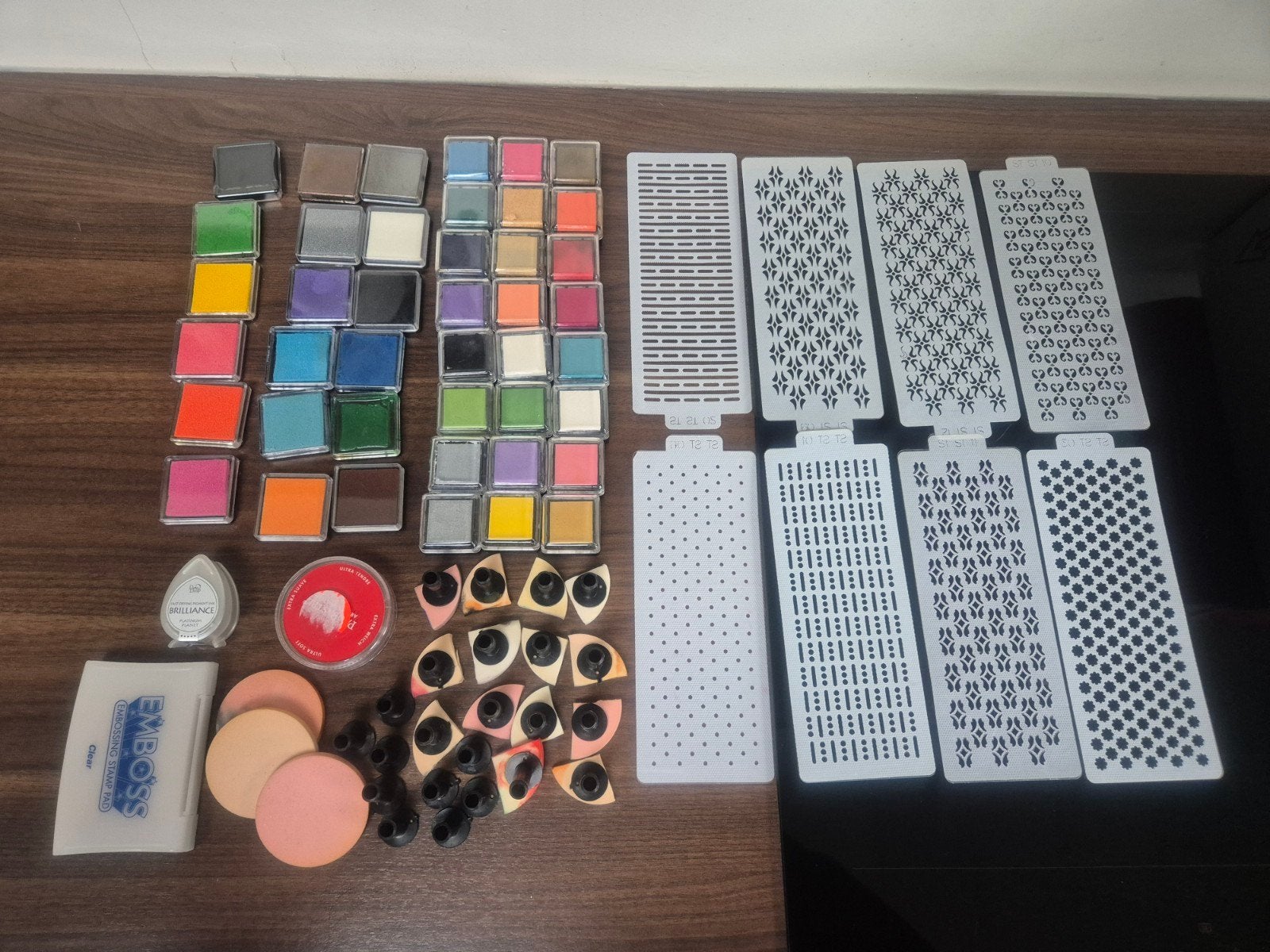 Complete stempel & Embossing hobbyset, Ophalen of Verzenden, Zo goed als nieuw, Overige thema's, Overige typen