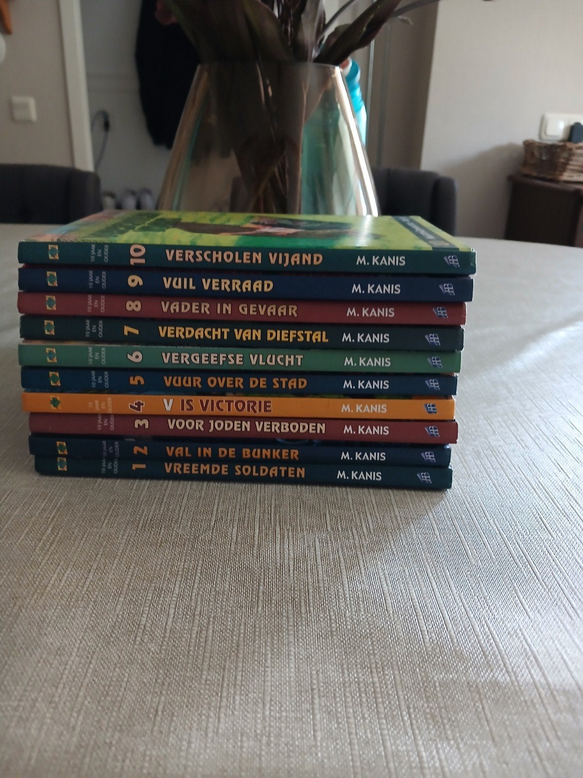 Maarten Gunnink Serie - Deel 1 t/m 10 (M. Kanis), Ophalen of Verzenden, Zo goed als nieuw, M. Kanis, Fictie
