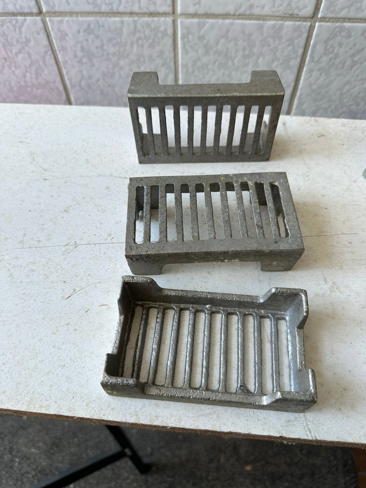 Aluminium ventilatie rooster voor in de gevel, Ophalen, Gebruikt