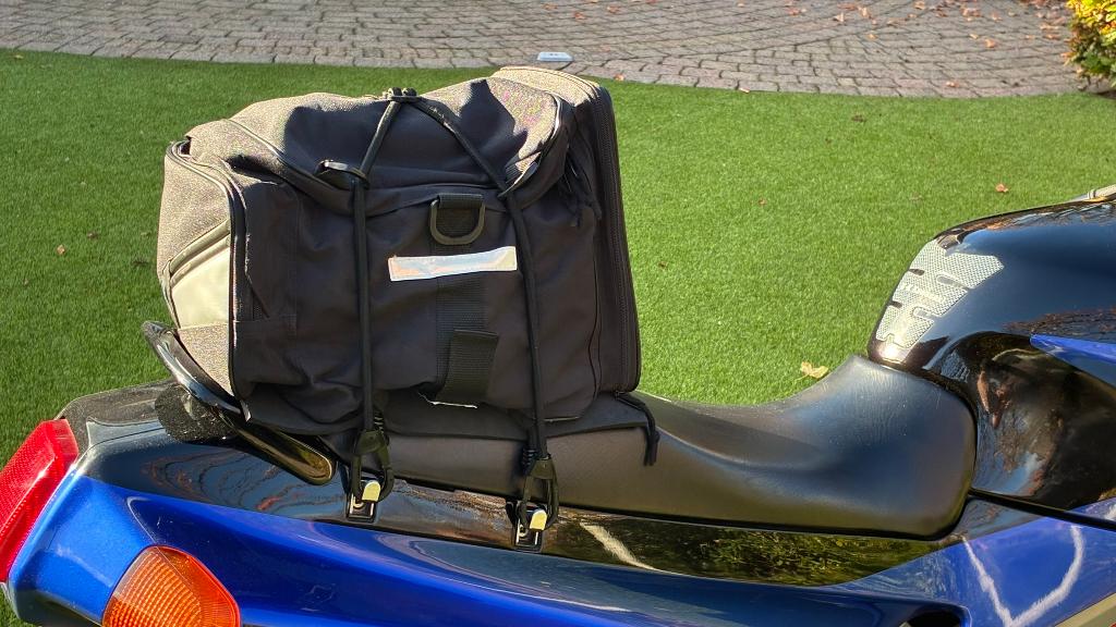 Oxford motorfiets ruime achterzadeltas 30L tailpack tailbag, Verzenden, Zo goed als nieuw