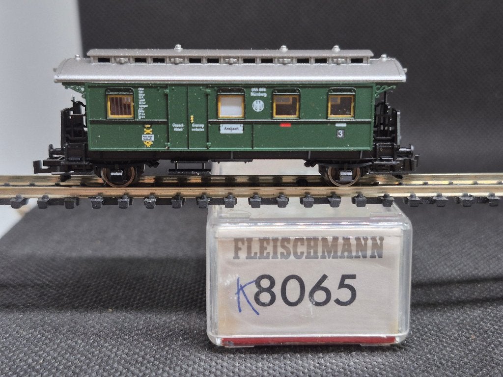 Fleischmann 8065 -DRG pers.wagen 3eKl. CPwi Pr05b/35 (16898), Gebruikt, Gelijkstroom, Fleischmann, Wagon