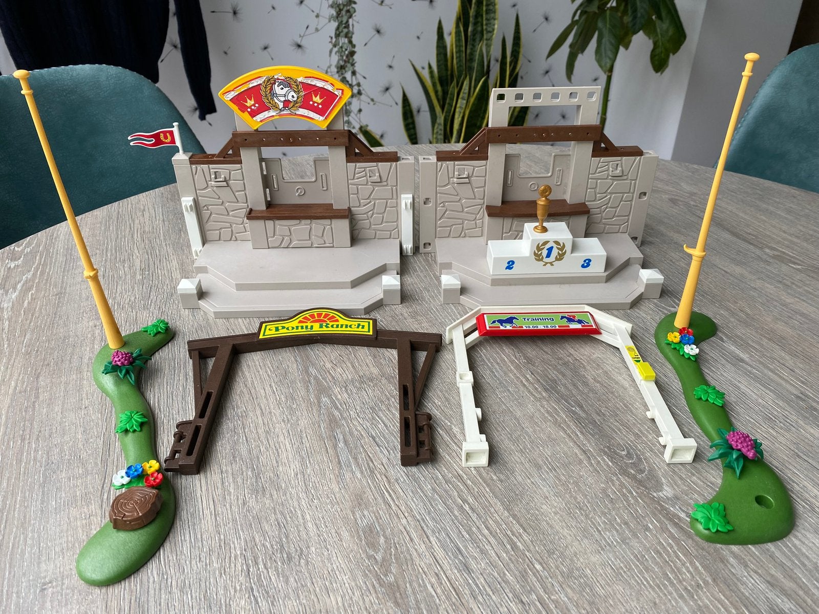 Losse onderdelen paarden manege pony, Kinderen en Baby's, Speelgoed | Playmobil, Gebruikt, Gebouw, Losse onderdelen, Ophalen of Verzenden