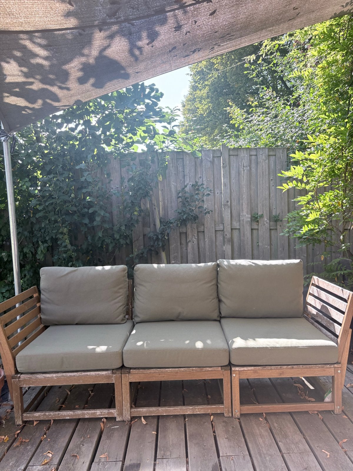 IKEA NÄMMARÖ modulaire loungeset met kussens en opbergkisten, Ophalen, Gebruikt, Meer dan 8 zitplaatsen, Loungeset