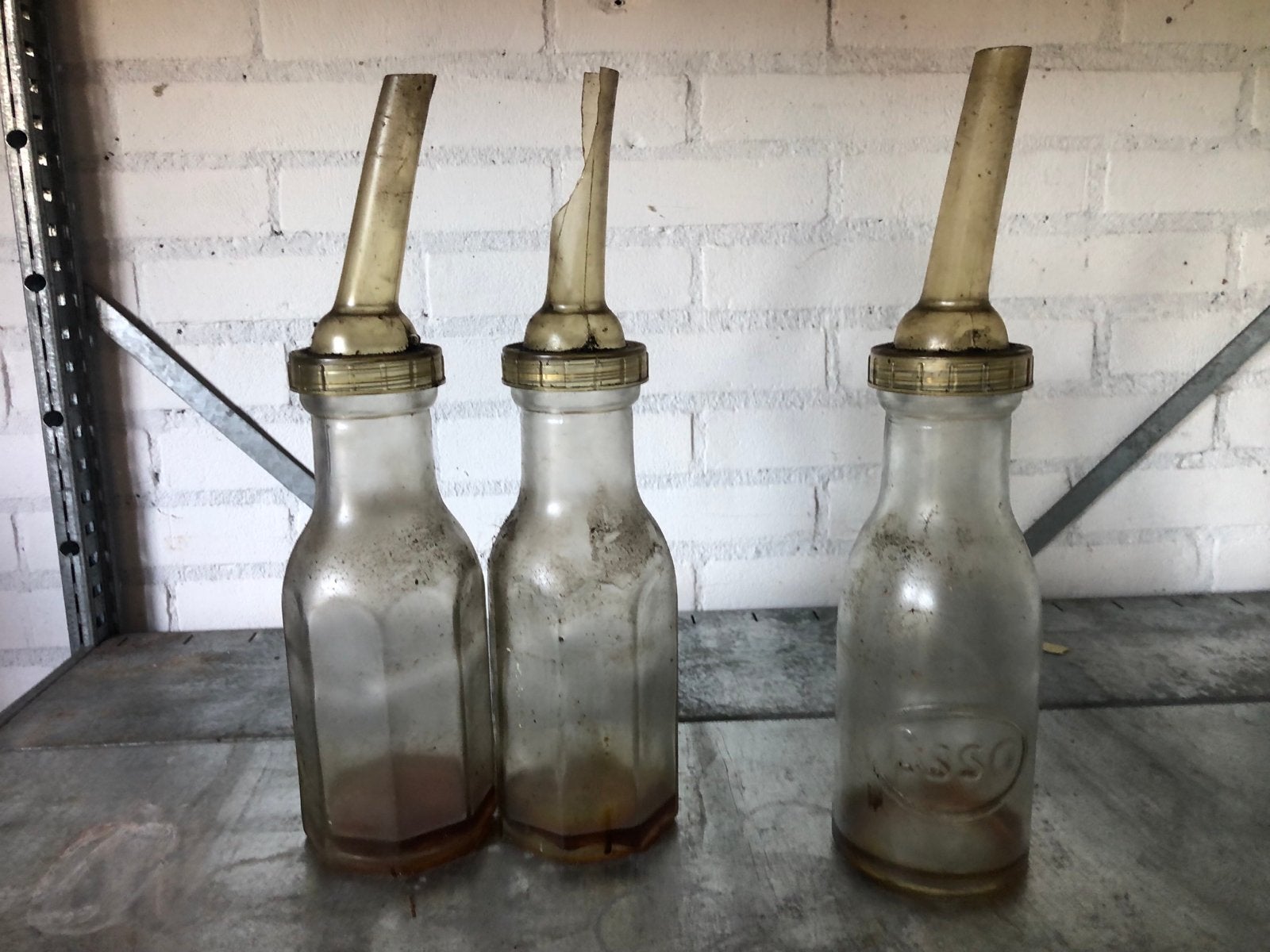 Vintage 1x Esso Oliekannen - Set van 3, Ophalen