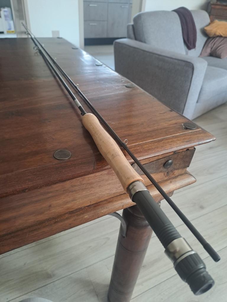 Nieuw.Vliegvishengel met reel, Ophalen, Nieuw
