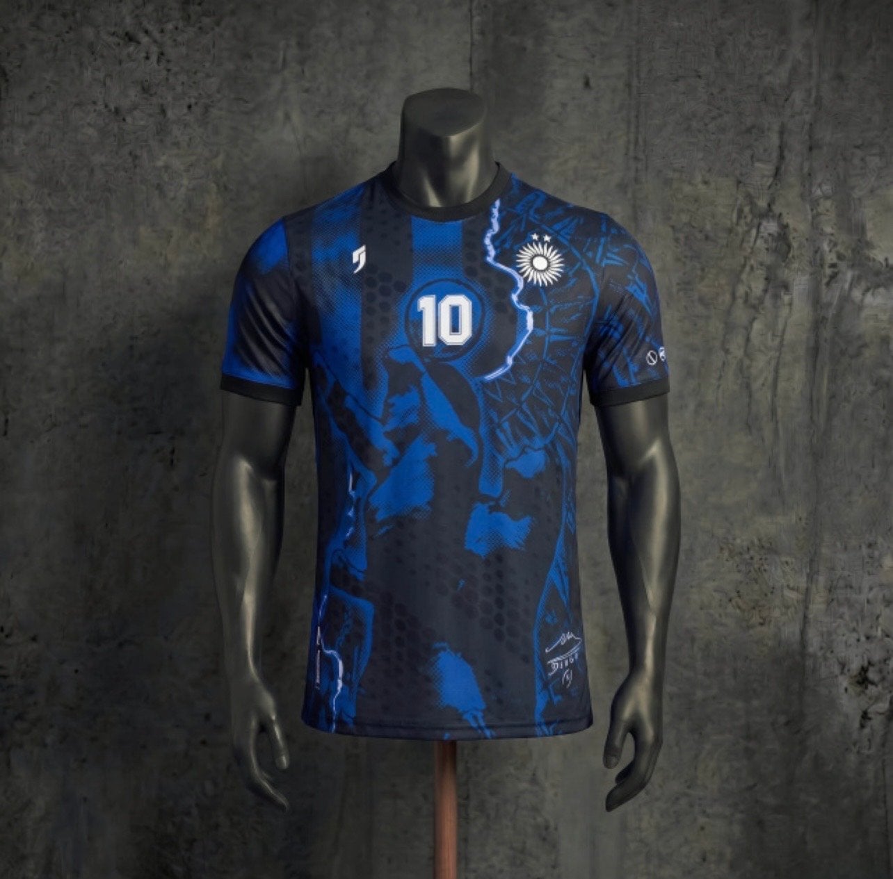 Argentinië voetbalshirt - Blauw/Zwart, Maat M, Ophalen of Verzenden, Nieuw, Shirt